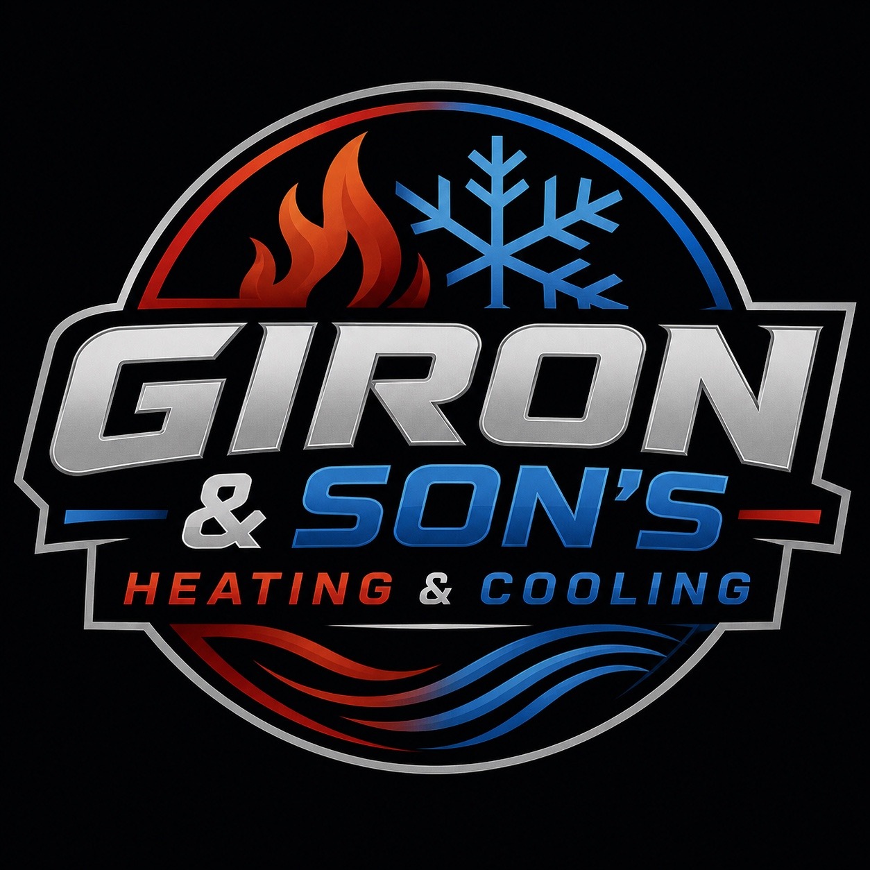 Giron and Son's Heating & Cooling logo